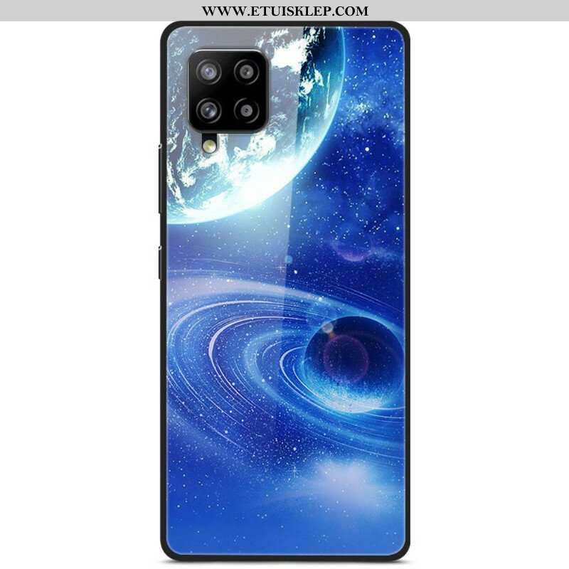 Etui do Samsung Galaxy A42 5G Planety Szklane I Silikonowe